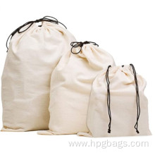 Cotton Breathable Dust-proof Drawstring Storage Pouch